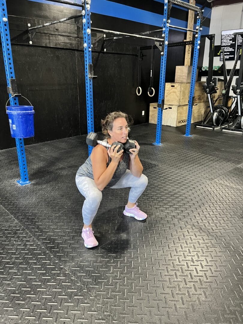 Woman Doing Beginner Crossfit workouts